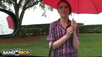 BANGBROS - Anal On The Bang Bus With Skinny Amateur Zarena Summers