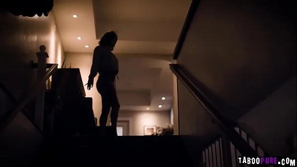 Cheating husband gets caught by his wife and lets her join in their hot fucking session on the bed