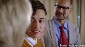 Stepson got his cock sucked by his new stepmom