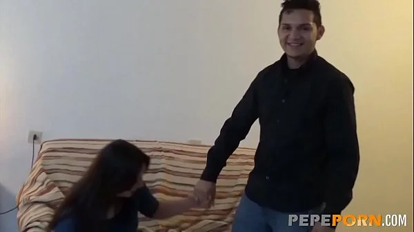 Latin couple has great hardcore sex for our cameras in their own house