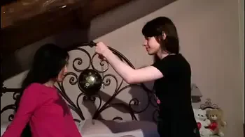 Two little italian teens have sex!