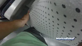 Unknown Guy Lift Step Mom's Dress Stuck her in train wagon & Touching Fingering her Pussy over her panties!