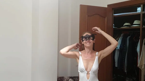 Try On - Lingerie Bodysuit Tight Dress