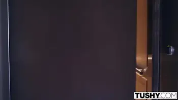 TUSHY Elsa enjoys anal with Kayden's boy-toy as she watches