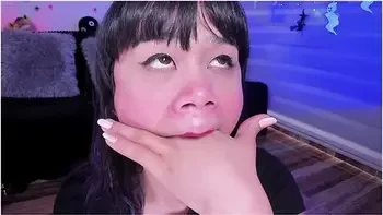 Lila Jordan Sucks Her Hand And She Plays With Saliva