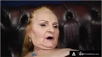 Redhead Granny Gets A Hot Facial After Fucking With A Hard Cock