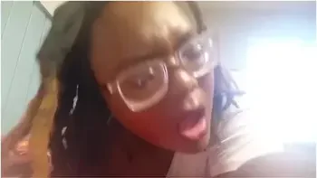 Cute Nerd Just Wants Dick Too - Nerdy Girl Fucks Dildo