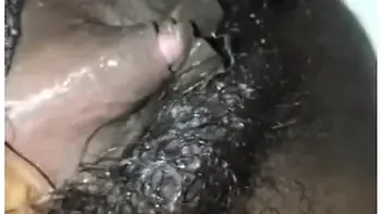 Fetish Extremely Hairy Creamy Ebony Pussy