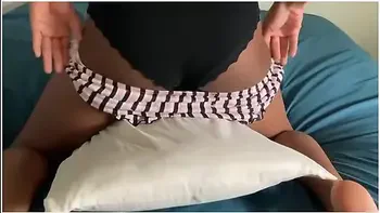 Ebony Teen 18+ Caught On Webcam Humping Pillow