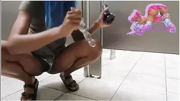 Saint Ziya - The Mens Restroom Playing With My Pussy