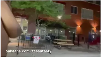 Tessa Tasty- Late Night Naked Walk Through The City