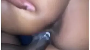 Deepstroking Ebony Creamy Pussy *cumshot