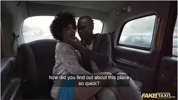 Selva Lapiedra Is Fucked By Two Big Cocks On The Backseat Of London Taxi