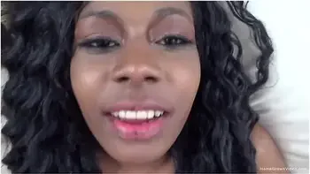 Big Titty Ebony Amateur Sucks And Fucks A White Cock