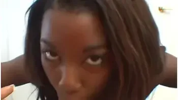 Slobbery Busty Ebony Teen 18+ Giving Head
