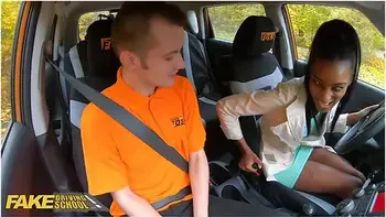 Ebony Brit Asia Rae Gets Stuck And Fucked