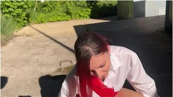 I Caught My Neighbors Stepdaughter, A Graduate, Drinking And Punished Her With A Bottle In Her Ass