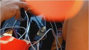 Playing With My On The Highway After A Tour Event On The Grass In The Us