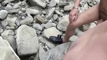 Italian MILF with Big Tits Fucked Hard Outdoor by the River