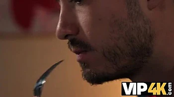 HD 1080p VIP4K: Hot Brunette Veronica Leal Dominated in First Time Ass Licking with Rich Man