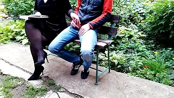 Horny Stepmom Fucks Me Again in Pantyhose