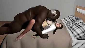 Busty Indian Girl Next Door Fucked Hard By BBC Old Man