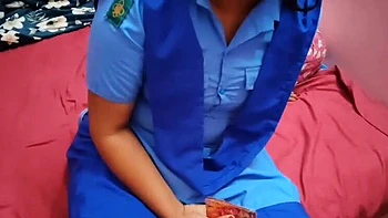 Step Sister Shraddha Pandey Magic Trick Blowjob in School Uniform - Desi Indian Sex