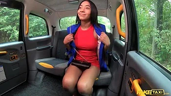 Petite Colombian Linda Baker Squirts Hard in Fake Taxi POV Blowjob Fuck