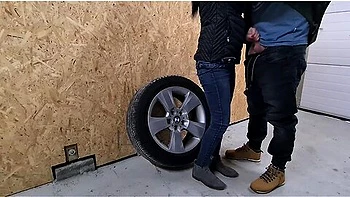 Sunday Quickie With Mature Wife, She Remove Off Condom And Jerk Me, Cum On Her Panties