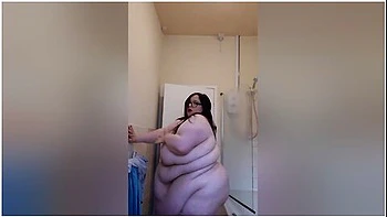 Ssbbw Sexy Fat Girl Strip Jiggle Belly