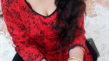 Stepbrother Shocked Watching Stepsister Fingering Her Tight Pussy in Homemade Desi Video