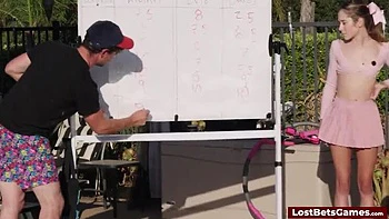 Wild Game Show Challenge with Evie Christian, Talulah Mae, Daisy Fox - Big Tits, Brunette, Teen Threesome Pressure