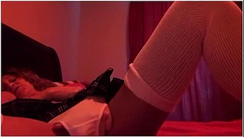 Middle Aged Mature Cougar Playing Under Her Tartan