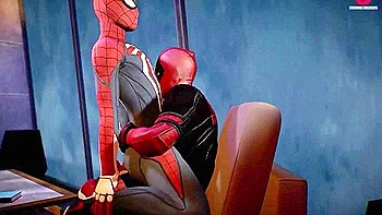 Spider Man And Car Toon - Ta Xxx With Deadpool