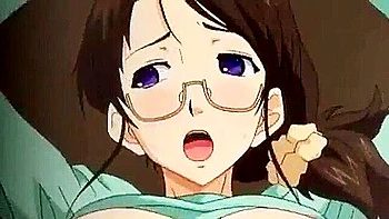 She spreads her legs and thrusts inside her, then inserts it from behind and cums inside her.