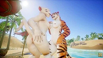 Wild Life - Max Kira And Karra Fucking At The Beach