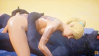 Wild Life - Cute Blonde With Werewolf