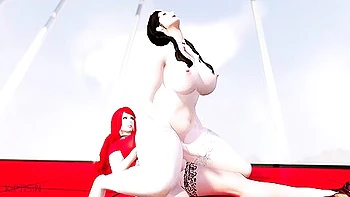 schoolgirl 18+ Fucked By Big Futanari Cock 2