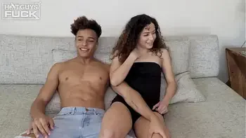 new 18 yo teen leah throats and fucks rj within hours of showing up on set