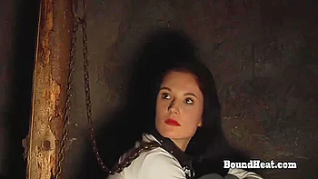 Bound Submissive Lesbian Slave Whipped And Fingered By Dom Mistress