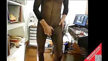 ROBERT RICHARD MILGATE A SLUT IN A BLACK BODYSTOCKING AND HEELS