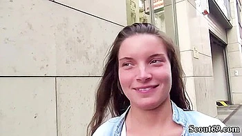 Entice Slender Anita B To Anal Screw At Fake Model Casting