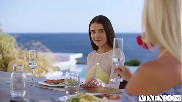 VIXEN girl Sybil stays with a married couple abroad
