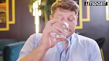 Kenias Wet Pussy Fucked On The Restaurant Table