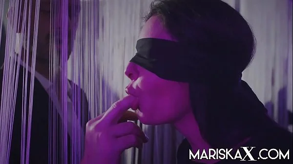 MARISKAX Mariska gets filled up by two big cocks