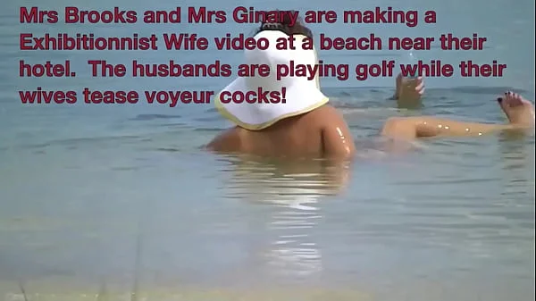 These are the Exhibitionist Wives I like to film flashing in public, Upskirt and teasing nude beach voyeurs!