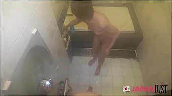 Yusa Syoji In Petite Japanese Milf Strips For Pov Sex And Creampie