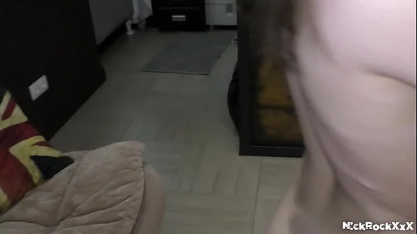 Girl with pretty Face first time home fucking