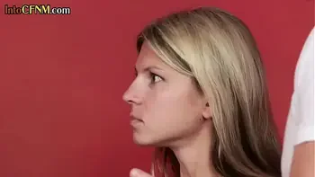 CFNM domme seduces couple into cocksucking trio