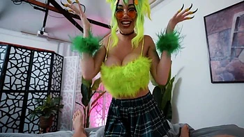 Little Puck And Lev Lieben In Duo Got Her Deep Throat Tight Pussy And Huge Titties Fucked - Cosplay